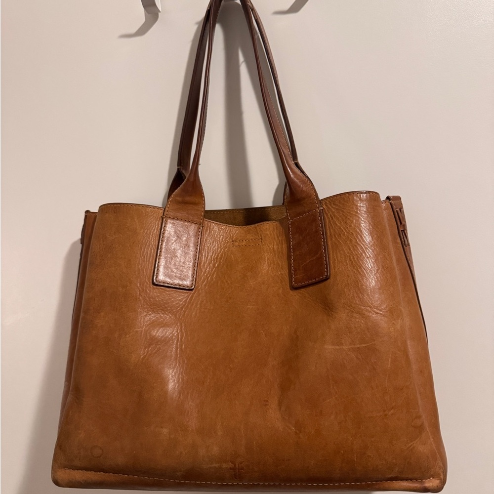 Frye Brown Leather Tote Bag